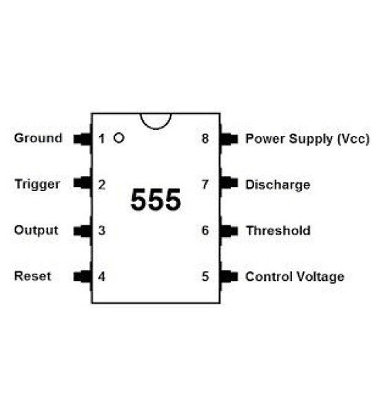 Lm555 Oscilador Temporizador 