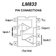 LM833   (2) Amplificador Operacional de Audio