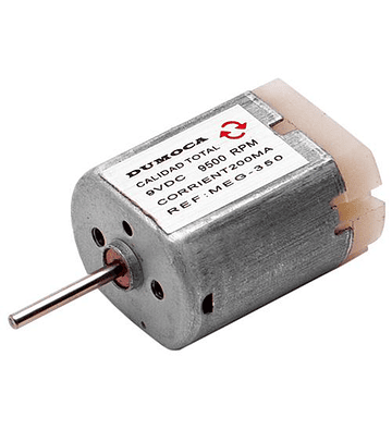 MOTOR DC MEDIANO 3 A 9V  BAJO CONSUMO DUMOCA