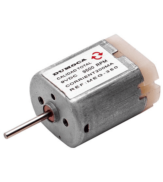 Motor DC  Mediano  3 a 9v  Bajo consumo  Dumoca