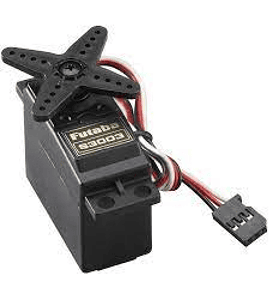 SERVOMOTOR FUTABA S3003  4.8v a 6v  4.1kg  180 grados Piñoneria Plastica