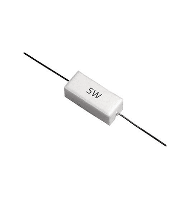 RESISTENCIAS DE POTENCIA 5 W DE 0.1Ω A 10 KΩ