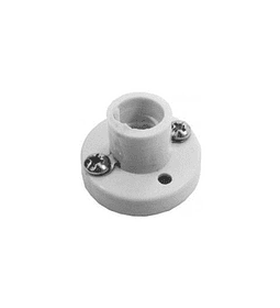 Roseta Plastica de Rosca E12 para Bombillo Candelabro 7w