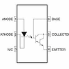 4N33 Optoacoplador con salida de  transistor  Darlington Npn 2