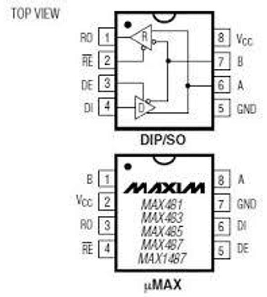 Max485  Convertidor De señal A  Protocolo RS-485