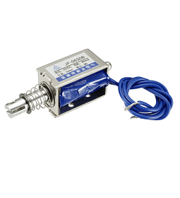 ELECTROIMAN  DC12V  SOLENOIDE DE MOVIMIENTO LINEAL JF-0630B 