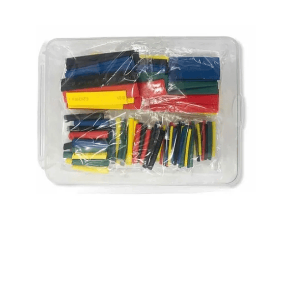 KIT SURTIDO DE TUBO DE TERMOENCOGIBLE + CAJA