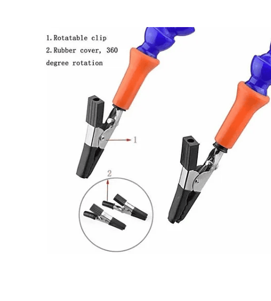 TERCERA MANO FLEXIBLE DE 3 BRAZOS SOPORTE PARA SOLDAR 