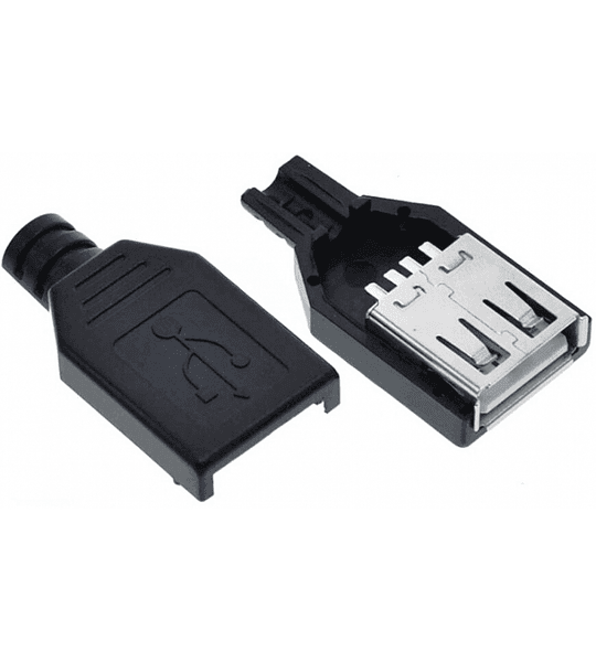Conector USB Aereo Hembra para Ensamble - ZAMUX BOGOTA