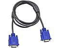 Cable Video VGA Con doble Filtro 1.8 M