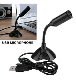 Micrófono Usb Para Portátil o PC de Mesa