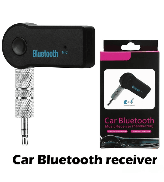 Bluetooth Con Plug Stereo 3.5mm Para  Carro