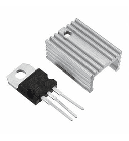 Disipador de Aluminio Estandar para Transistor con encapsulado TO-220