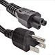 Cable de Poder Para Portatil Tipo Trebol 