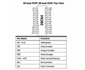 28C64 Memoria EEPROM 64Kb  serial