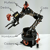 BRAZO ROBOTICO KIMO ALTA PRECISION EN ACRILICO 4 GRADOS DE LIBERTAD  2
