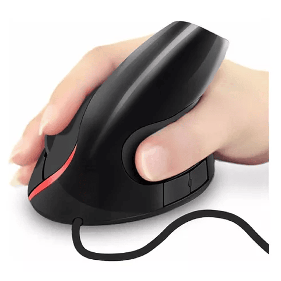 MOUSE VERTICAL CON CABLE USB