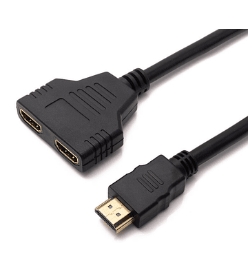 CABLE Y HDMI (HDMI MACHO A 2 HEMBRAS)