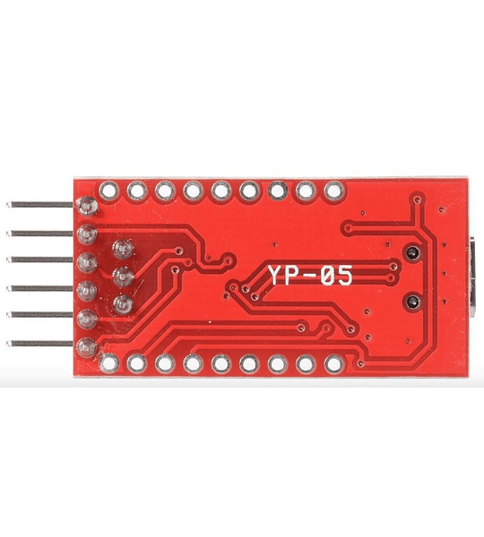 MODULO CONVERSOR FT232R A MINI USB TTL SERIAL ARDUINO FTDIREFERENCIA YP-05 - 