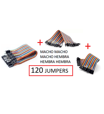 KIT DE JUMPERS 120 UNIDADES 10CM