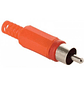 PLUG RCA MACHO PLASTICO   - Miniatura 2