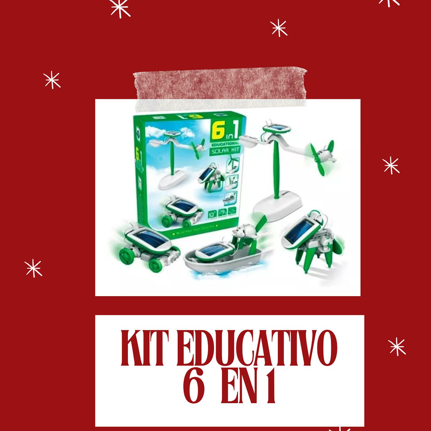 KIT ROBOT EDUCATIVO 6 EN 1 1