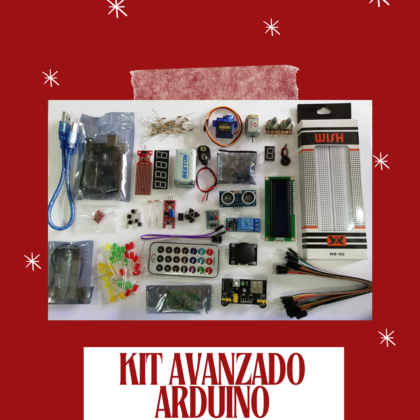 KIT AVANZADO DE ARDUINO 139 PIEZAS 1