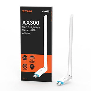 Adaptador Inalambrico Tenda AX300 USB U2 286Mbps