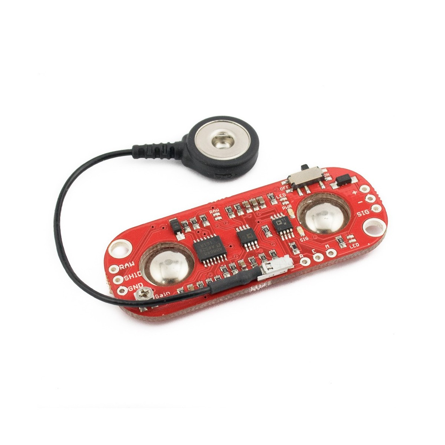 SENSOR  MUSCULAR  MyoWare con 3 ELECTRODOS 1