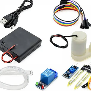 KIT DE RIEGO AUTOMATICO DIY CON SENSOR HUMEDAD DE SUELO