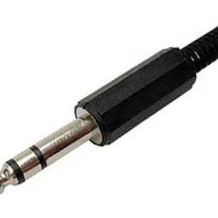 PLUG 6.5mm PLASTICO STEREO