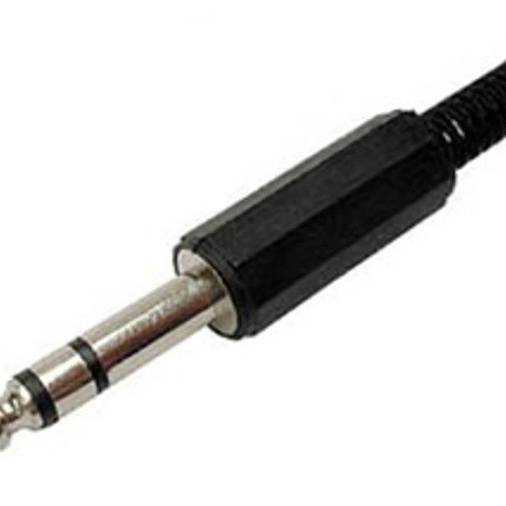 PLUG 6.5mm PLASTICO STEREO