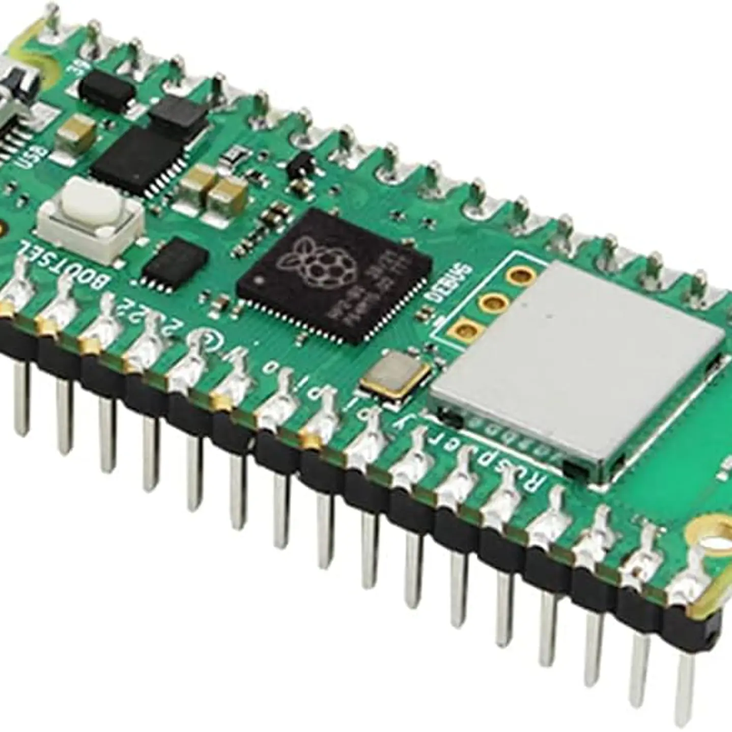 RASPBERRY PICO W CON PINES SOLDADOS (INCLUYE CABLE DE PROGRAMACION) 1