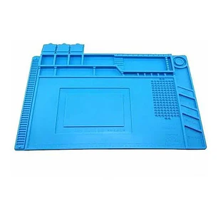 TAPETE PROFESIONAL ANTIESTATICO FLEXIBLE (GRANDE CON COMPARTIMENTOS) 45X30CM