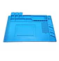 TAPETE PROFESIONAL ANTIESTATICO FLEXIBLE (GRANDE CON COMPARTIMENTOS) 45X30CM - Miniatura 1