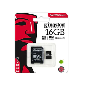Memoria Micro SD kingston 16 GB Clase 10 