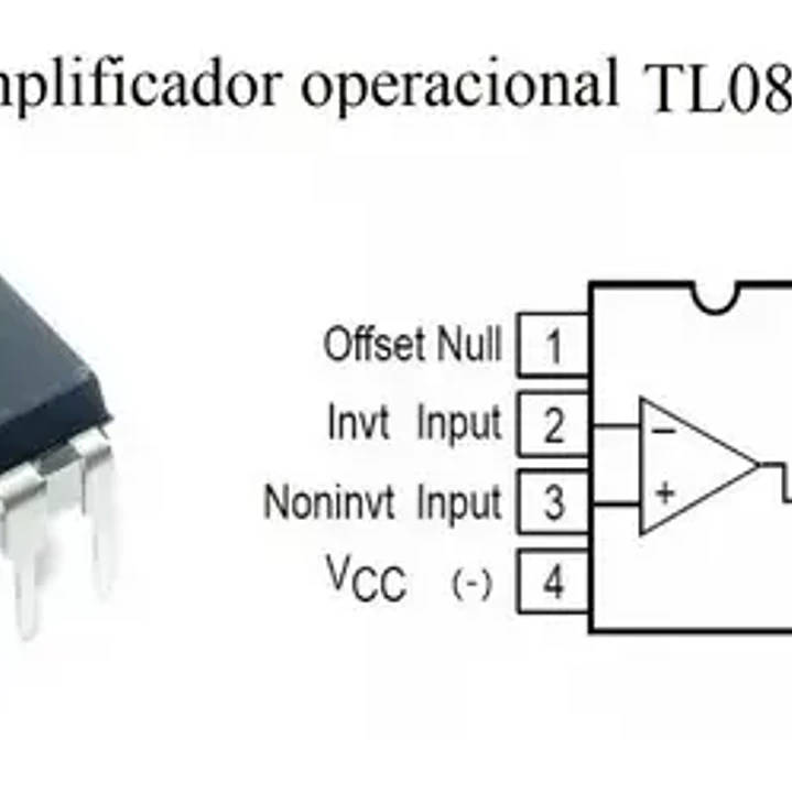 TL081 (1) AMPLIFICADOR OPERACIONAL CON AJUSTE DE OFFSET CON FUENTE DUAL  1