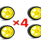 Set de 4 Llantas Para Robotica 65mm  - thumbnail 1