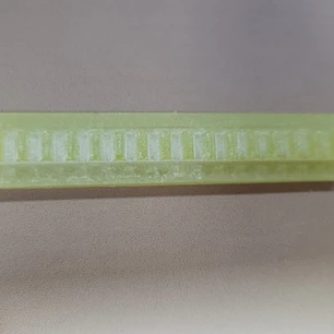 Piñon tipo cremallera Engranaje Plastico Cremallera  -8 cm