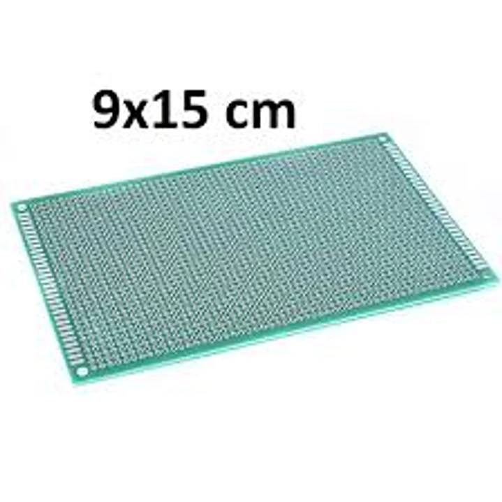 BAQUELA VERDE FIBRA DE VIDRIO 9X15CM UNIVERSAL DE PUNTOS