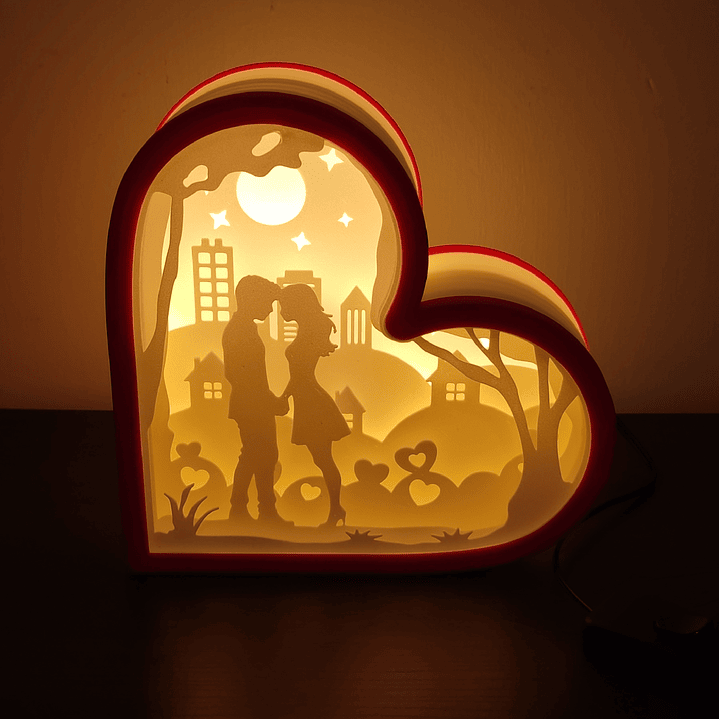 Lampara Corazon San Valentin 1