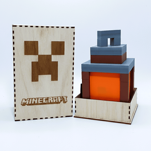 Lampara Minecraft - Farol 2