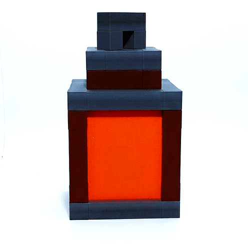 Lampara Minecraft - Farol 3