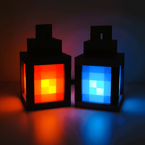 Lampara Minecraft - Farol 1