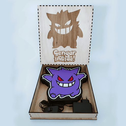 Lampara Pokémon Gengar 3