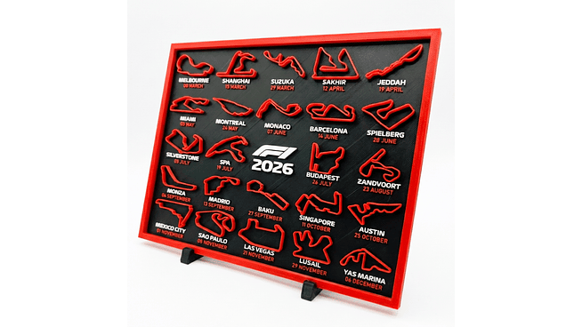 Calendario Formula 1 Año 2026 3