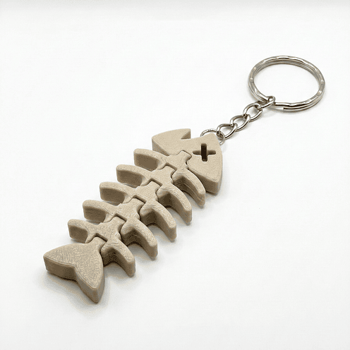 Llavero Esqueleto de Pez 1