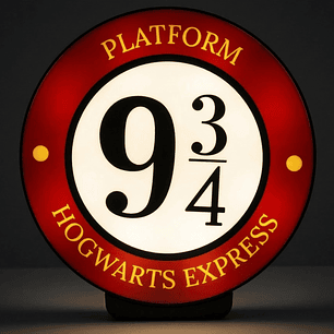 Lámpara Plataforma 9¾ Hogwarts