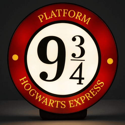 Lámpara Plataforma 9¾ Hogwarts 1
