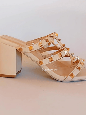 Sandalias Tachitas beige